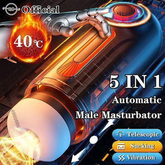 Automatic Artificial Vagina for Masturbation Supplies Men Automatic Male Masturbrator Masturbation for Man Pussy Aircraft Cup